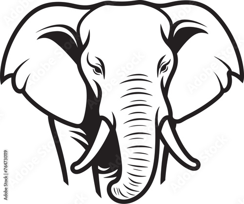 Wallpaper Mural Tusker Triumph Vector Design Symbolizing Triumph and Strength of Elephants Elephant Aura Vector Graphics Reflecting Aura and Majesty of Elephants Torontodigital.ca