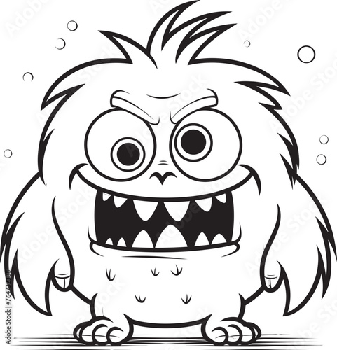 Cheerful Chronicles Emotional Cartoon Monster Vector Logo and Design Compilation Affectionate Affinity Cute Monster Vector Graphics and Icon Collection