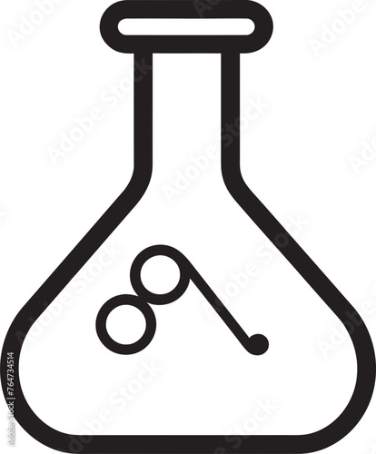 Creative Chemistry Erlenmeyer Flask Vector Logo and Icon Compilation Flask Frenzy Erlenmeyer Bottle Vector Graphics and Design Showcase