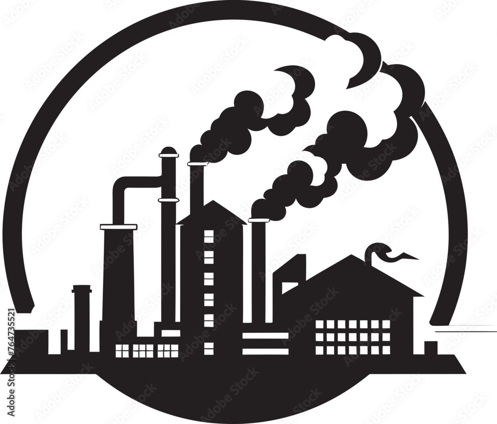 Industrial Contamination Vector Logo and Design Depicting Air Pollution Consequences Polluted Horizons Vector Icons and Graphics Showcasing Factory Air Pollution Industrial Contamination Vector Logo and Design Depicting Air Pollution Consequences Polluted Horizons Vector Icons and Graphics Showcasing Factory Air Pollution