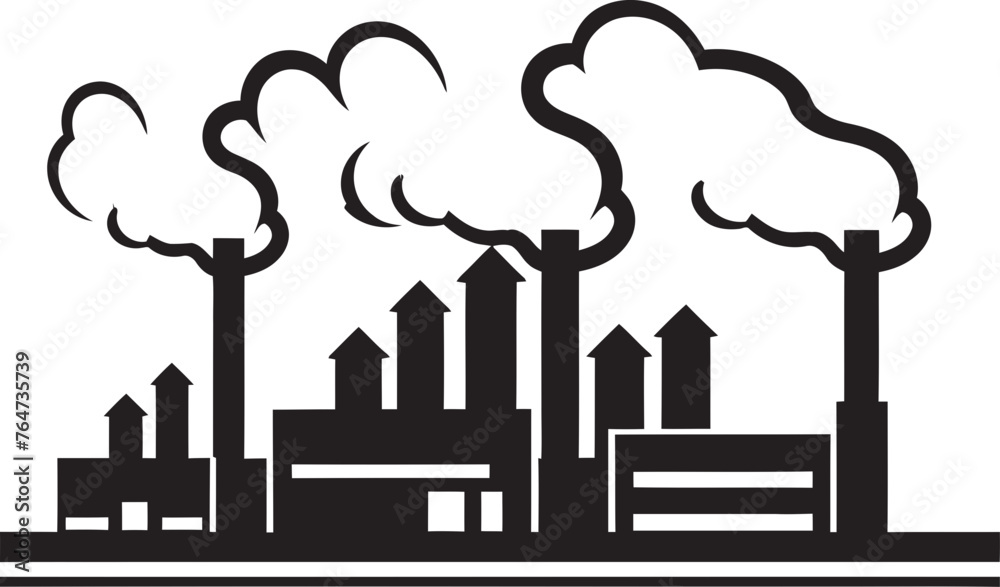 Smoggy Skies Factory Air Pollution Vector Design Ensemble Toxic Outcry Vector Graphics and Icon Assortment Smoggy Skies Factory Air Pollution Vector Design Ensemble Toxic Outcry Vector Graphics and Icon Assortment