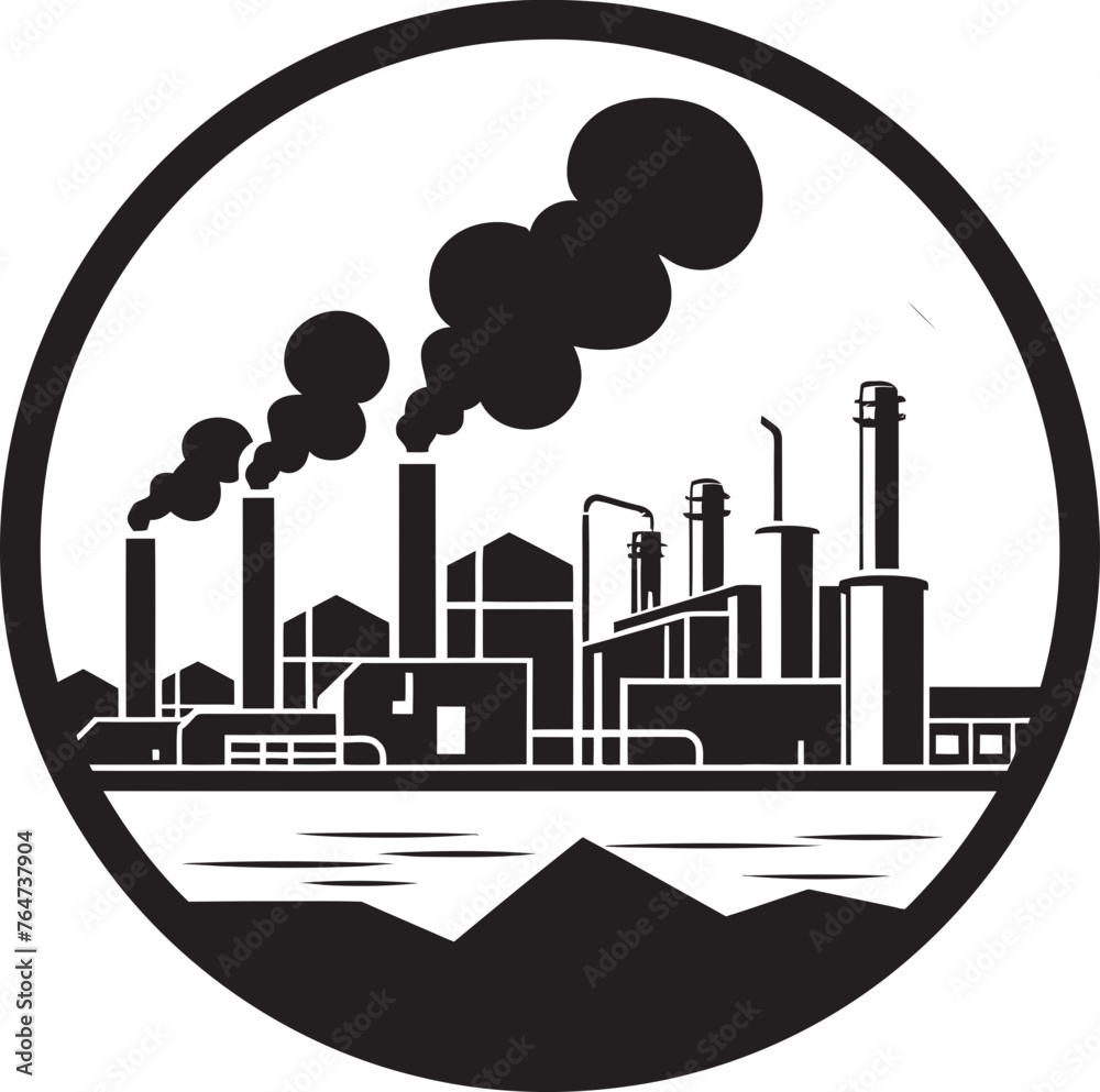 Toxic Terrain Vector Graphics and Icons Reflecting Polluted Industrial Landscapes Pollution Plumes Vector Logo and Design Displaying Factory Air Emissions Toxic Terrain Vector Graphics and Icons Reflecting Polluted Industrial Landscapes Pollution Plumes Vector Logo and Design Displaying Factory Air Emissions