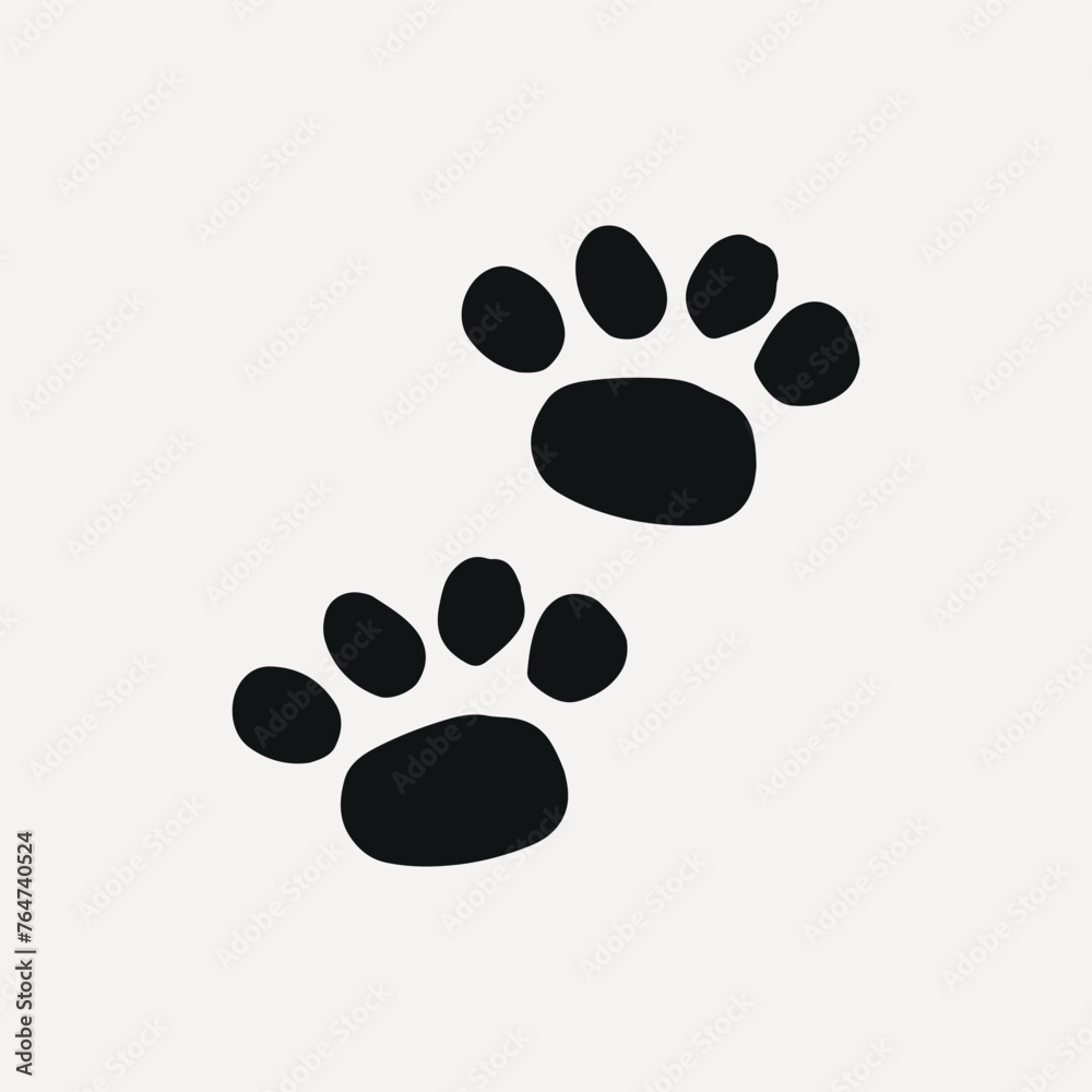 Doodle Cute Cat Paws Doodle Cute Cat Paws