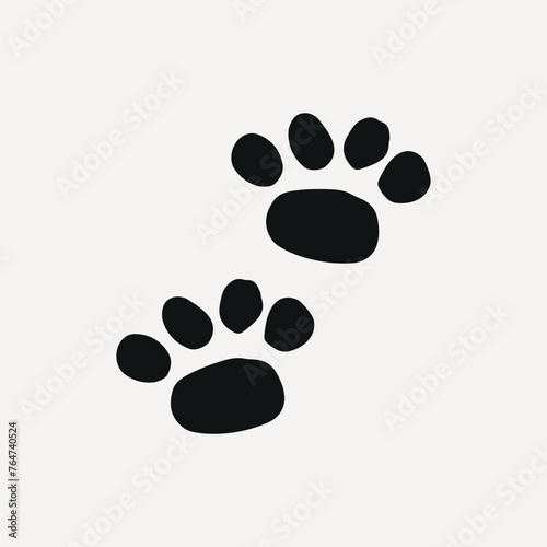 Doodle Cute Cat Paws