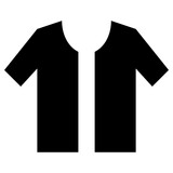 shirt icon, simple vector design