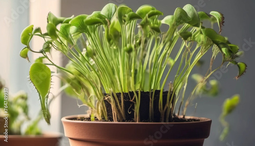 Dionaea Muscipula in the pot - Generative AI