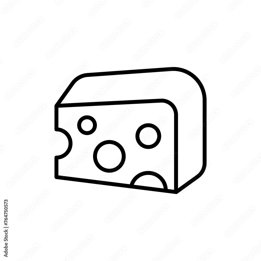 Cheese outline icons, minimalist vector illustration ,simple transparent graphic element .Isolated on white background Cheese outline icons, minimalist vector illustration ,simple transparent graphic element .Isolated on white background