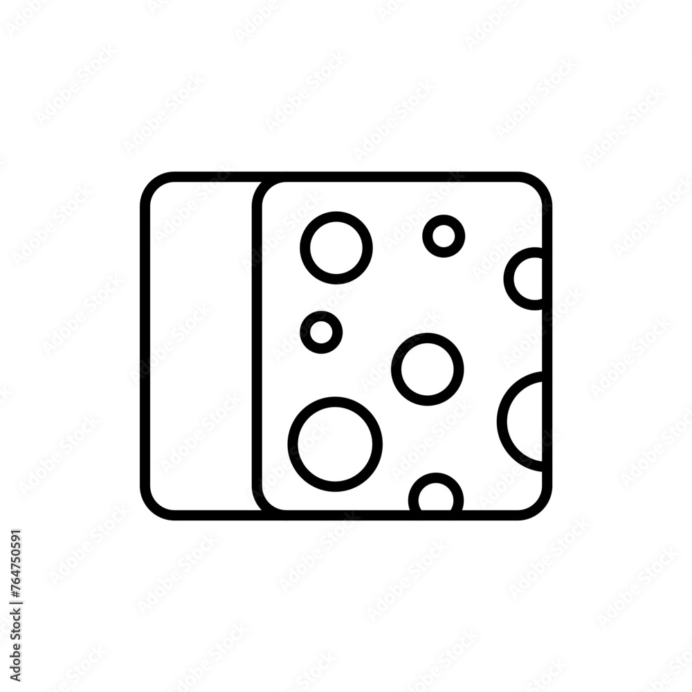 Cheese outline icons, minimalist vector illustration ,simple transparent graphic element .Isolated on white background Cheese outline icons, minimalist vector illustration ,simple transparent graphic element .Isolated on white background