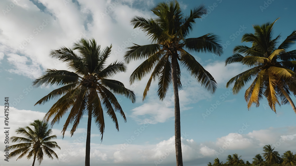 coconut trees coconut trees
