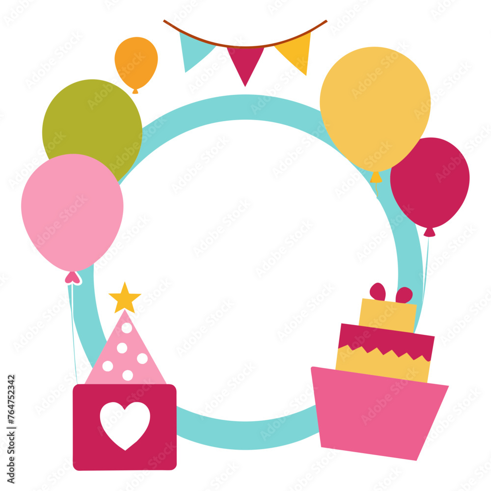 Birthday Collage Picture Frame Vector Birthday Collage Picture Frame Vector