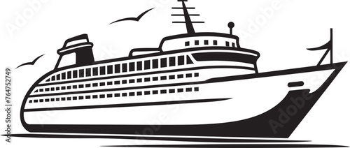 Melody Mariner Ship Icon for Musical Artists Tuneful Traveler Musician Artist Ship Emblem