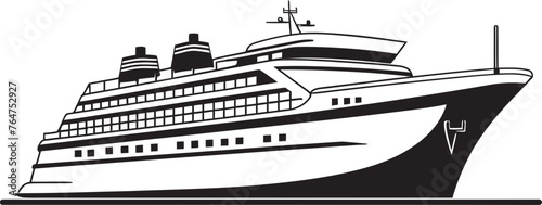Rhythmic Reflections Ship Icon Infused with Harmony Harmony Haven Musical Artist Ship Emblematic Design