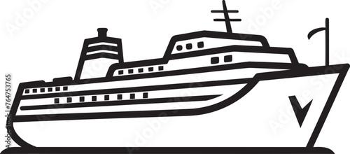 Harmony Haul Ship Emblem for Musician Artists Rhythmic Rigging Ship Design Infused with Musical Elements