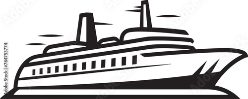 Crescendo Cruiser Ship Logo Design for Musical Artists Songwave Sails Musician Ship Vector Graphics