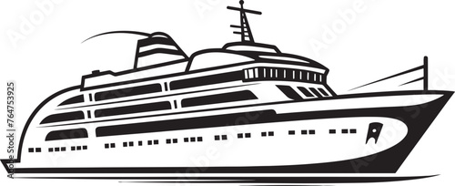 Melody Mariner Ship Icon for Musical Artists Tuneful Traveler Musician Artist Ship Emblem