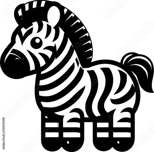 Zigzag Zebra Cartoon icon 10