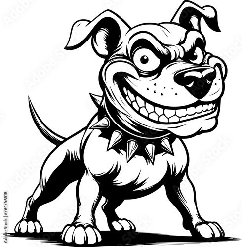 Zany Pit bull Cartoon icon 2