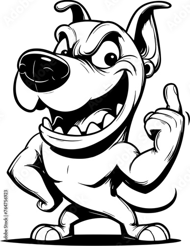Zany Pit bull Cartoon icon 5