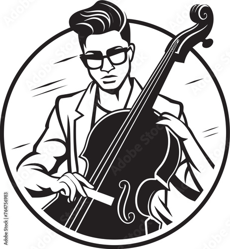 Serenade Skies Musical Ship Icon with Harmonic Influence Crescendo Cruiser Ship Emblematic Icon Reflecting Melody