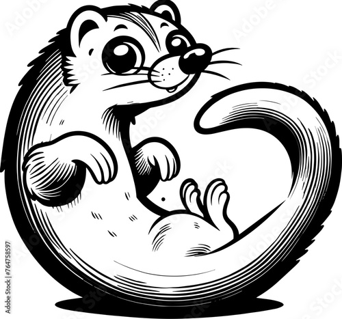 Wobble Weasel Cartoon icon 3