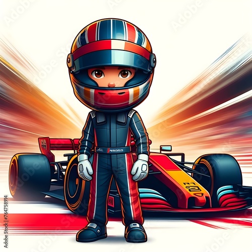 Formula 1 Cartoon Driver Delight