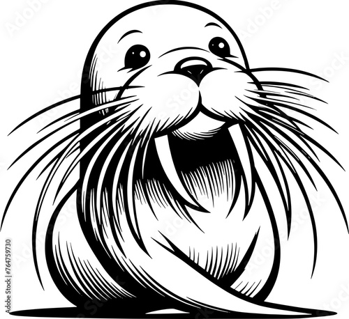 Whisker Whalrus Cartoon icon 13