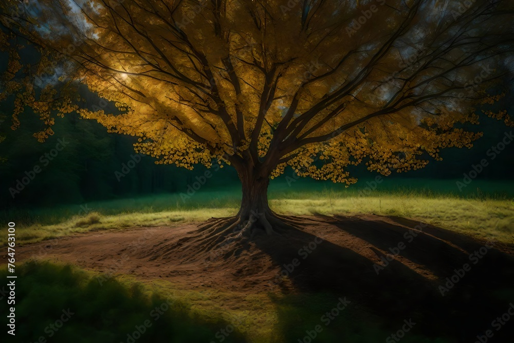 Fototapeta premium autumn in the woods
