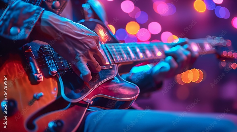 Obraz premium guitar and music