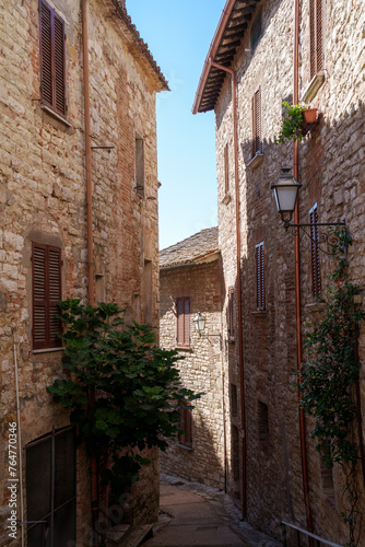 Corciano, medieval village near Perugia, Umbria photo