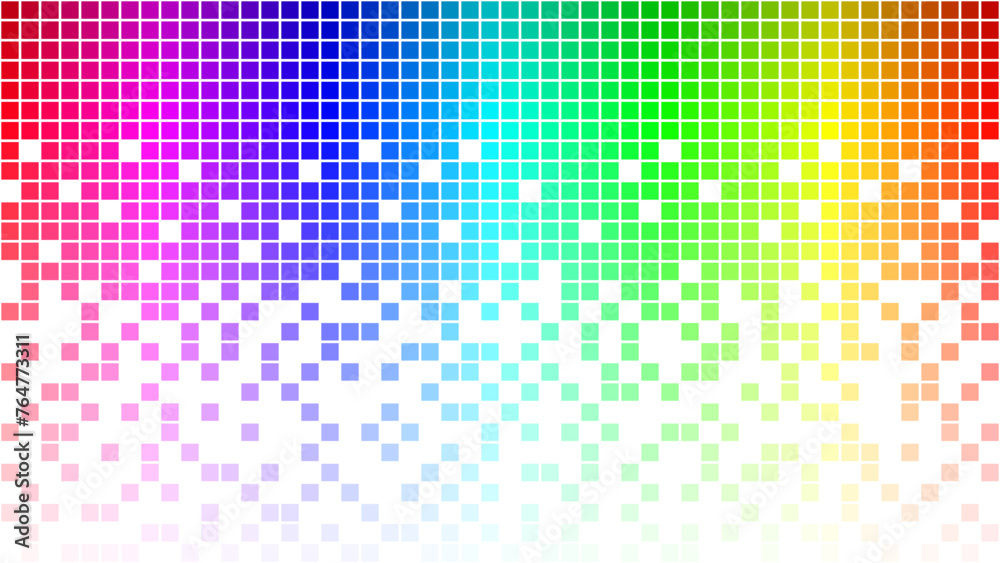 Abstract mosaic colorful pixels background of geometric shapes simple flat style. Vector pattern. ready to use for cloth, textile, wrap and other.