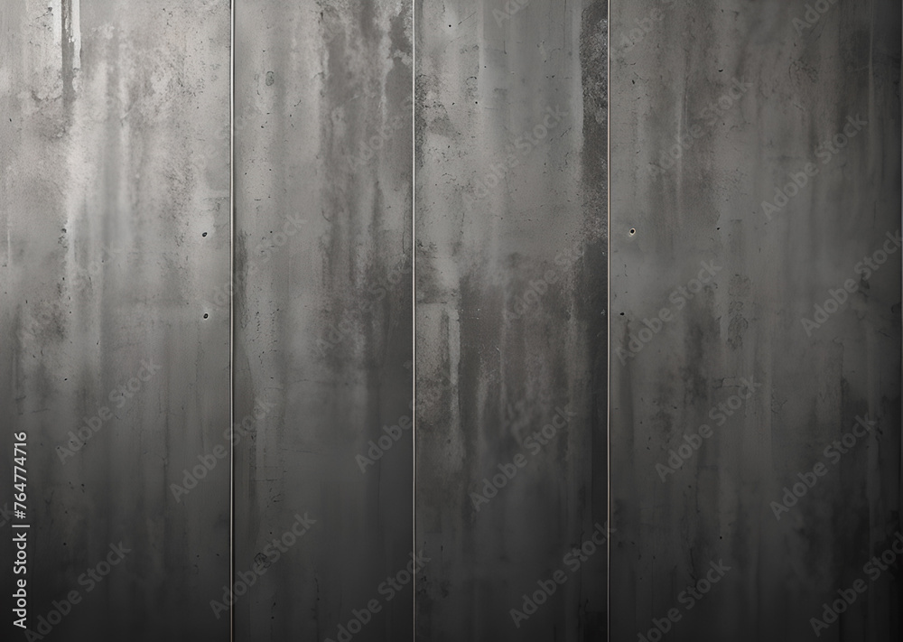 Fototapeta premium Grunge metal wall texture background, suitable for Halloween theme background, old cracks in cement, dusty old film effect texture, horror concrete imitation facade wall, generative AI 