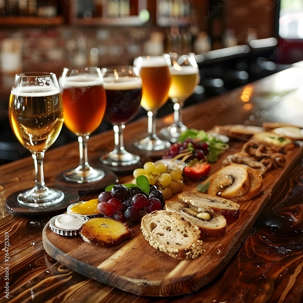 Artisanal Culinary Delight:A Feast for the Senses with Craft Beers and Gourmet Bites