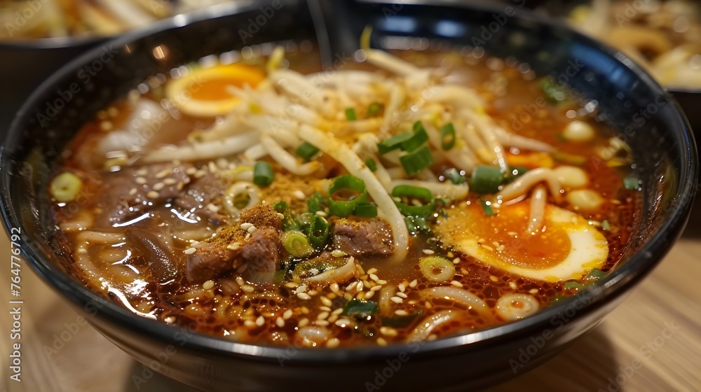 Savory Ramen Bowl Bursting with Umami and Numbing Spice