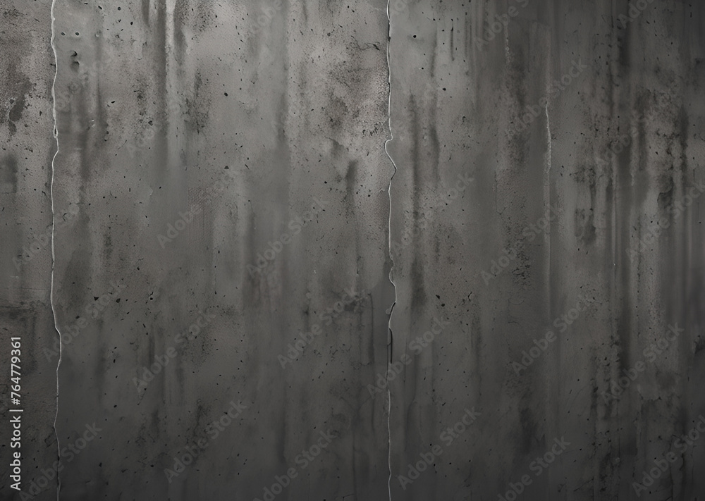 Fototapeta premium Grunge metal wall texture background, suitable for Halloween theme background, old cracks in cement, dusty old film effect texture, horror concrete imitation facade wall, generative AI