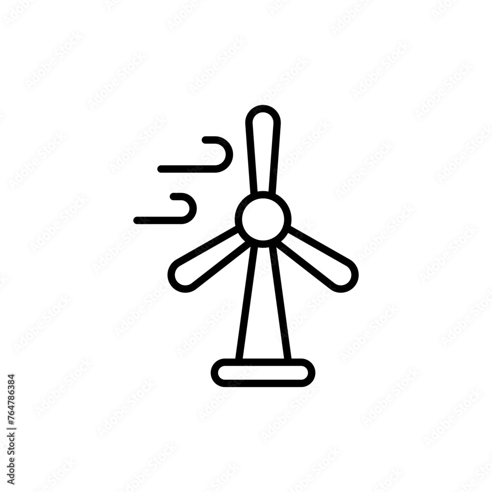 Windmill outline icons, minimalist vector illustration ,simple transparent graphic element .Isolated on white background Windmill outline icons, minimalist vector illustration ,simple transparent graphic element .Isolated on white background