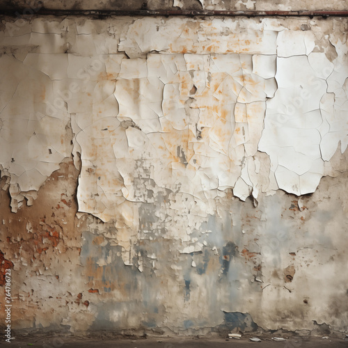 Grunge old plastered concrete wall background