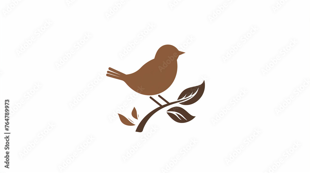 Bird and Leaves