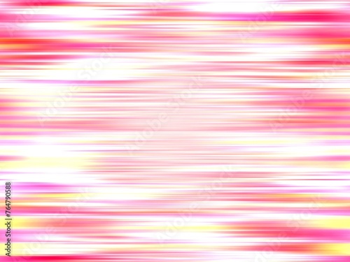 Background with effect of rays and straight lines in motion, blur and depth in red, pink, yellow and white colors - abstract graphic. Topics: wallpaper, card, abstraction, pattern, art of computer