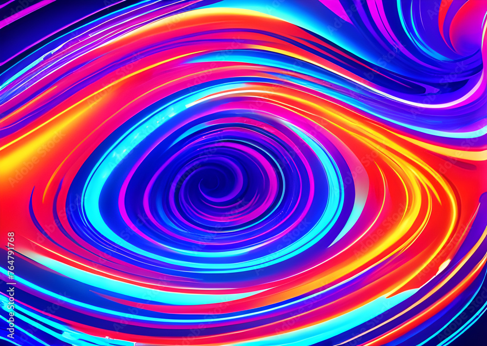 Bright poster, fashionable restro style, wavy multi-colored, beautiful wide format, 60s, 70s, 80s, colorful watercolor background for poster or brochure cover design, Generative AI Bright poster, fashionable restro style, wavy multi-colored, beautiful wide format, 60s, 70s, 80s, colorful watercolor background for poster or brochure cover design, Generative AI