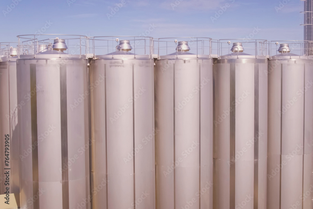 stainless steel tanks for wine. stainless steel tanks for wine.