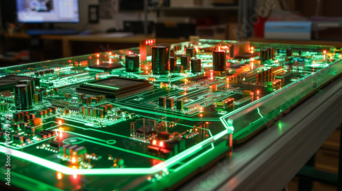 Design a circuit board for a data logger for environmental monitoring. 
