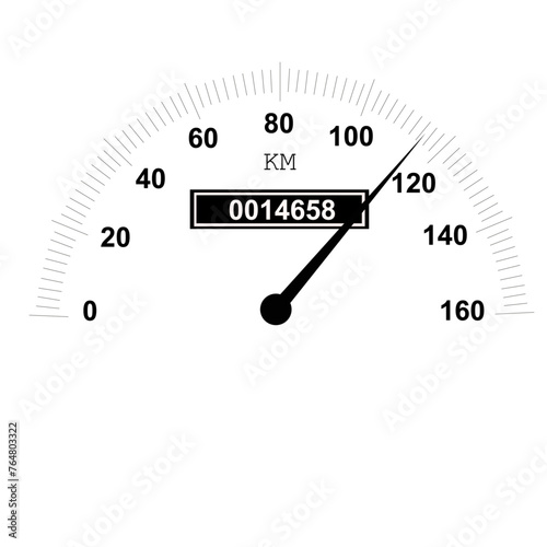 Compteur de vitesse sur véhicule automobile