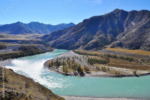 mountain river in Altai