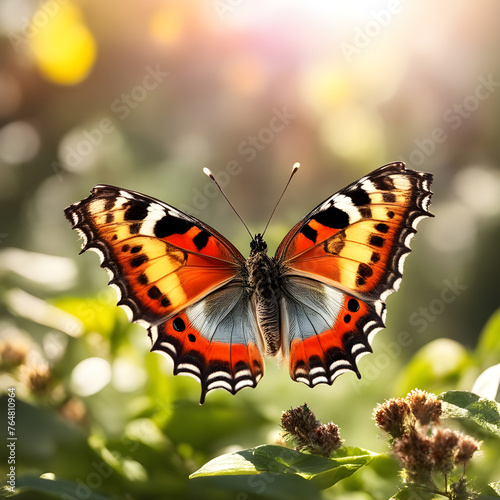 a colorful butterfly in nature