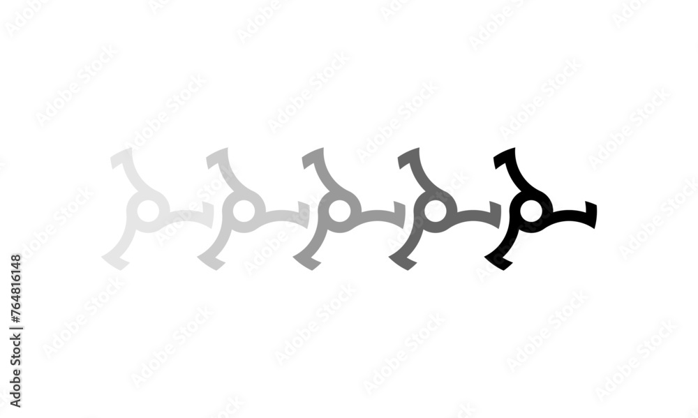Logo is marching. Abstract vector logo. Logo is marching. Abstract vector logo.