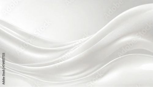 white background with smooth waves, smooth and shining, soft glow, smooth gradient