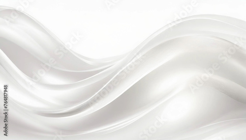 white background with smooth waves, smooth and shining, soft glow, smooth gradient