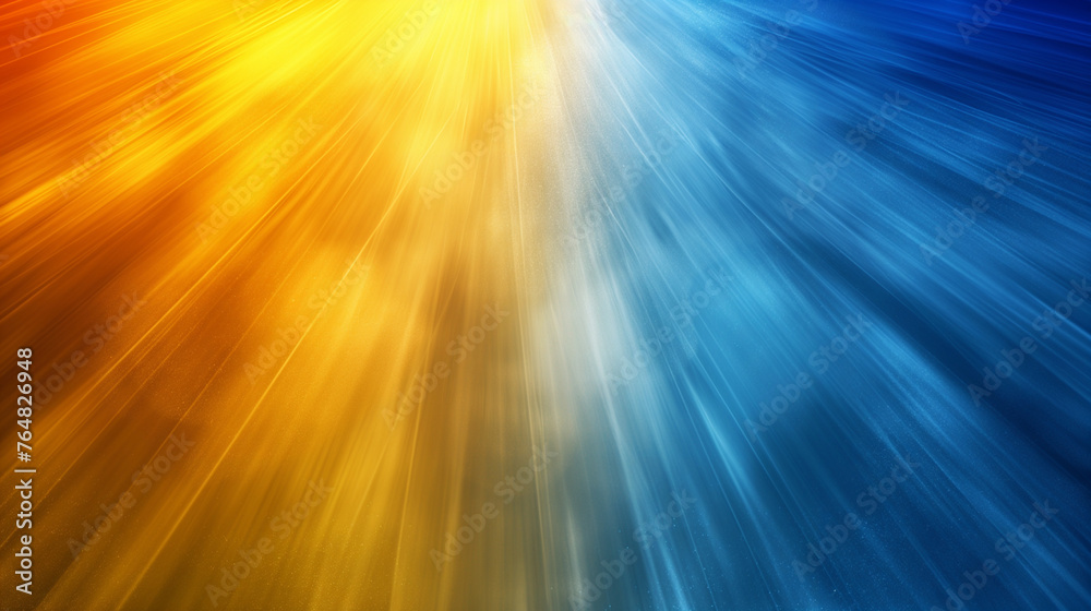 Abstract blue and yellow light rays effect background. Abstract blue and yellow light rays effect background.