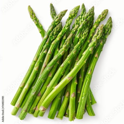 asparagus isolated on white background © Turhan