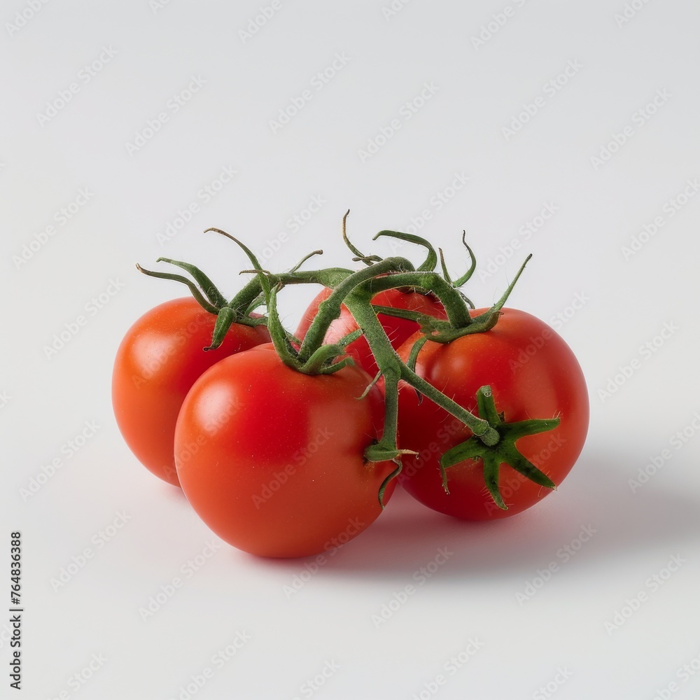 Tomatoes isolated on white background